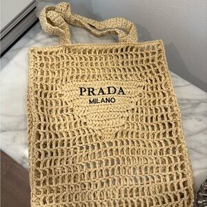 Designer Crochet Rafia Tote Bag